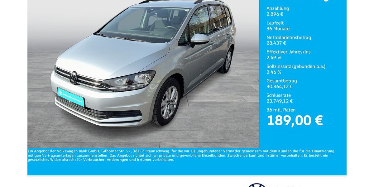 VW Touran 11.055 km 30.988 &euro; Dortmund 44379