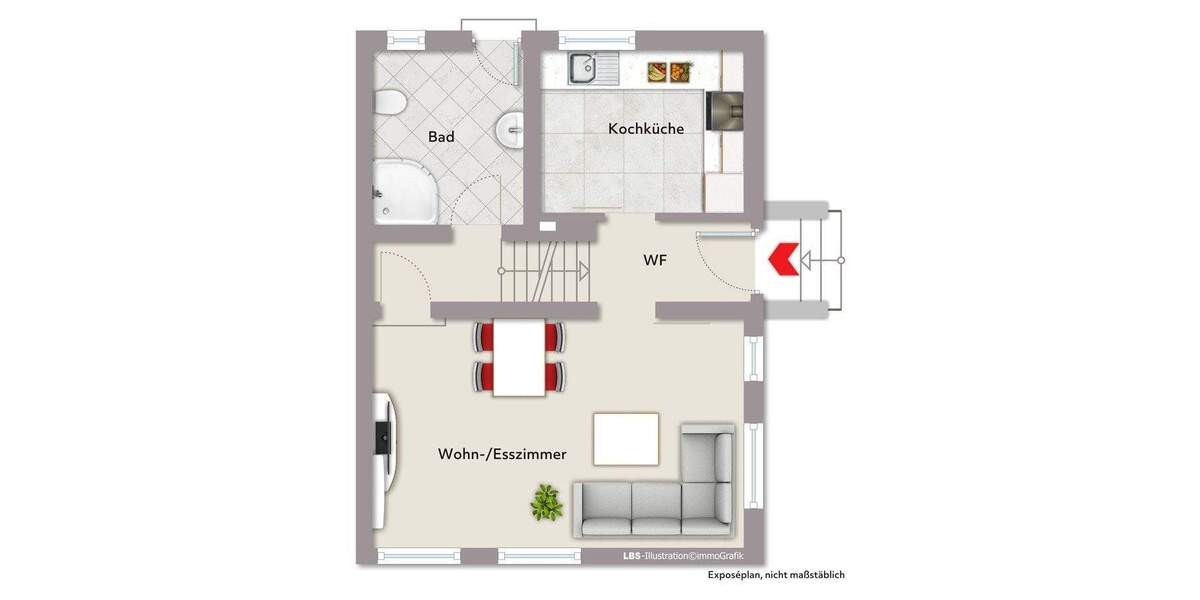 Doppelhaushälfte Marl Hamm - 3 Zimmer, 70 m&sup2;, 239.000&euro; | Angebot:24483864