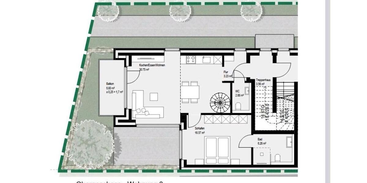 Maisonettenwohnung Lüdinghausen - 3 Zimmer, 93 m&sup2;, 1.250&euro; | Angebot:26409032