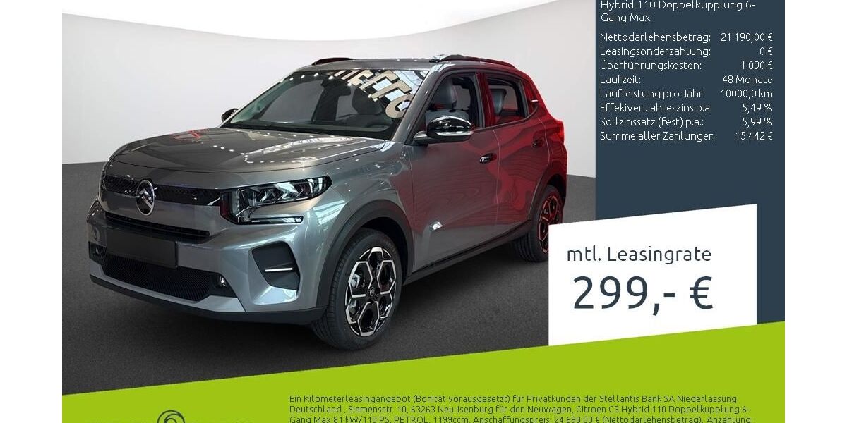 Citroen C3 1.500 km 21.190 &euro; Dülmen 48249