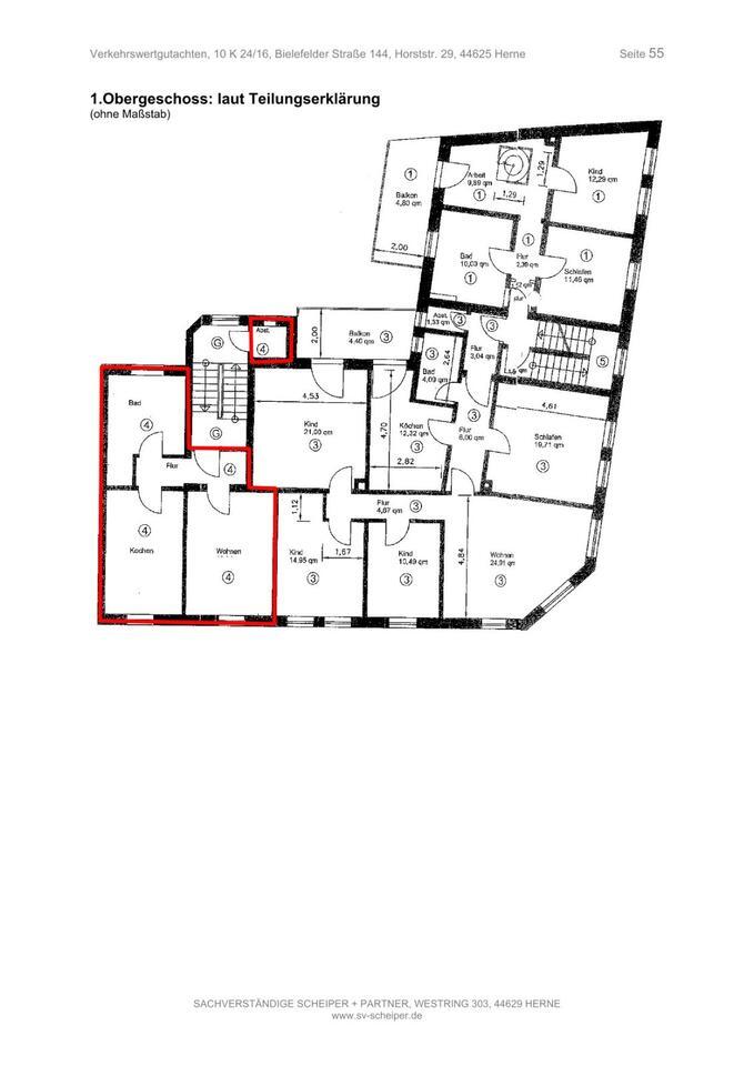 2-Zimmer Wohnung in Herne Holsterhausen zu verkaufen zimmer