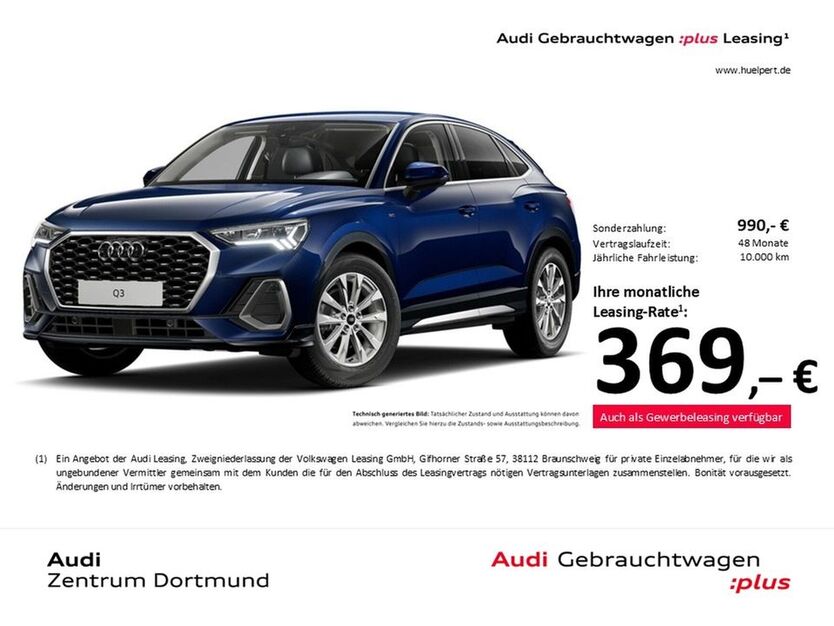 Audi Q3 8.387 km 43.373 € Dortmund 44143
