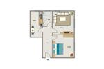 Etagenwohnung Dortmund Innenstadt West - 2.5 Zimmer, 61 m&sup2;, 707&euro; | Angebot:26329890