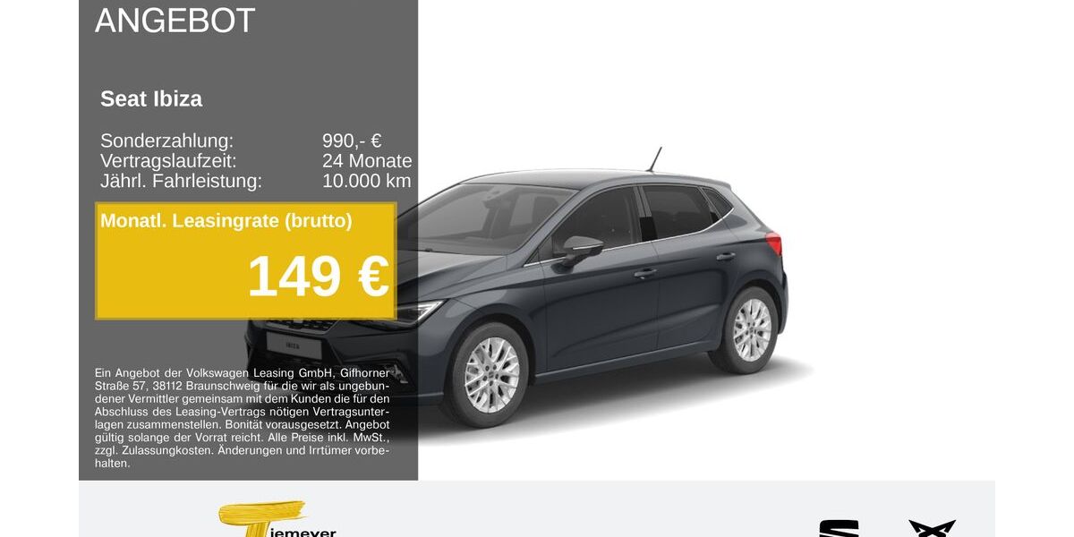 Seat Ibiza 22.143 km 21.580 &euro; Recklinghausen 45663