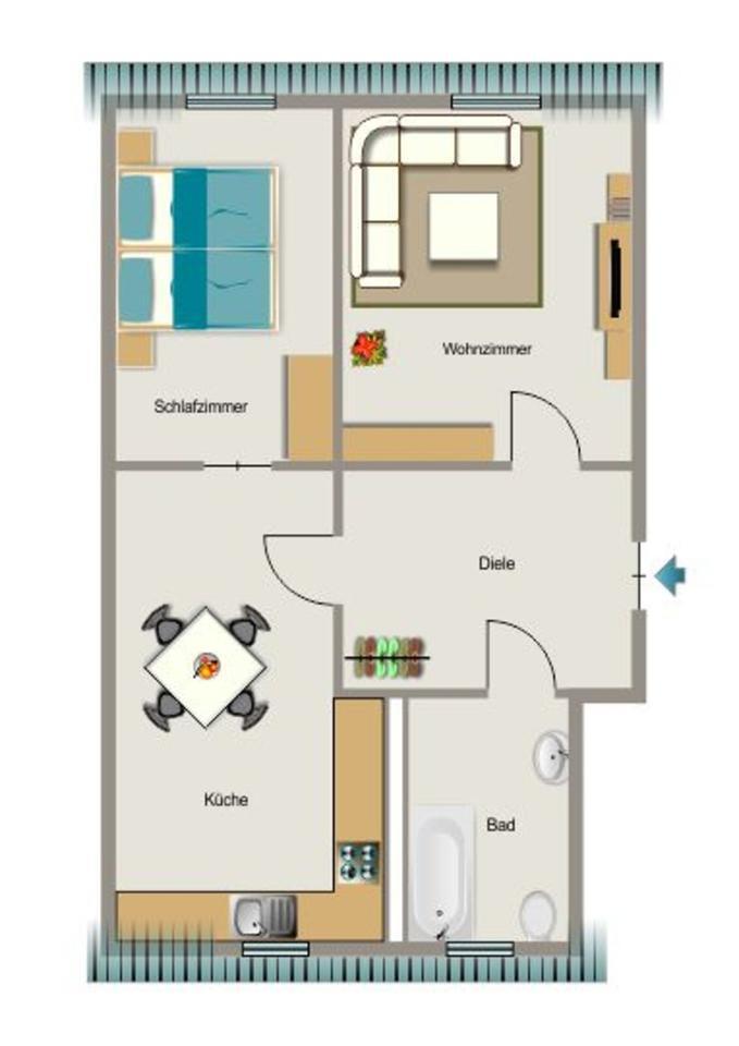 Vier Wände zum Wohlfühlen. zimmer