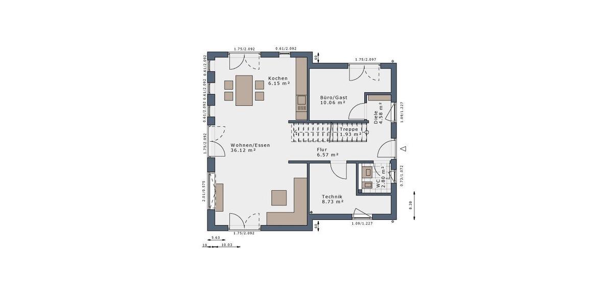 Einfamilienhaus Dortmund Eving - 5 Zimmer, 140 m&sup2;, 1.999&euro; | Angebot:26151784