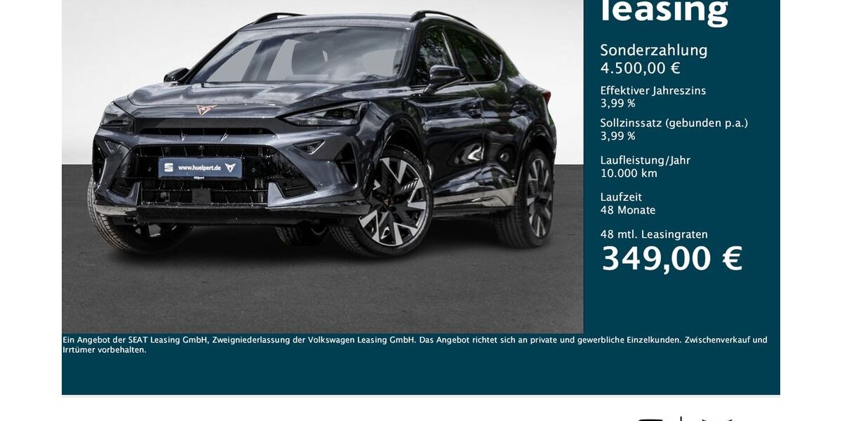 Cupra Formentor 1.999 km 41.322 &euro; Dortmund 44269