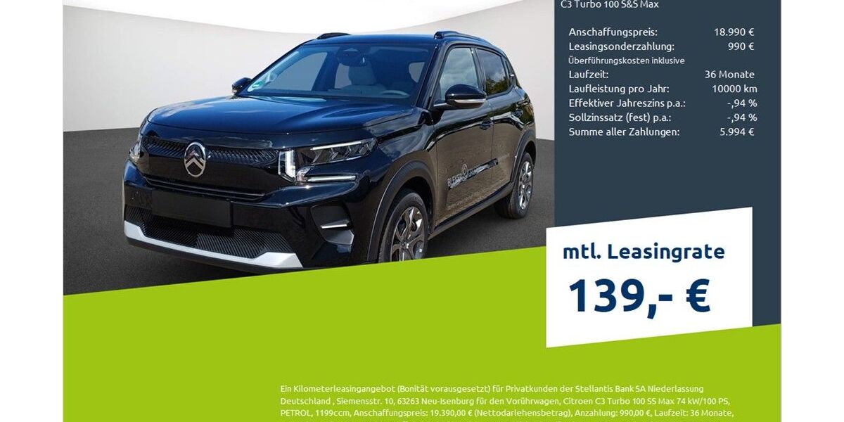 Citroen C3 3.000 km 17.690 &euro; Dortmund 44263