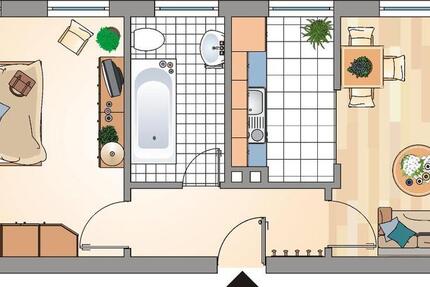 2-Zimmer-Wohnung in Recklinghausen Süd