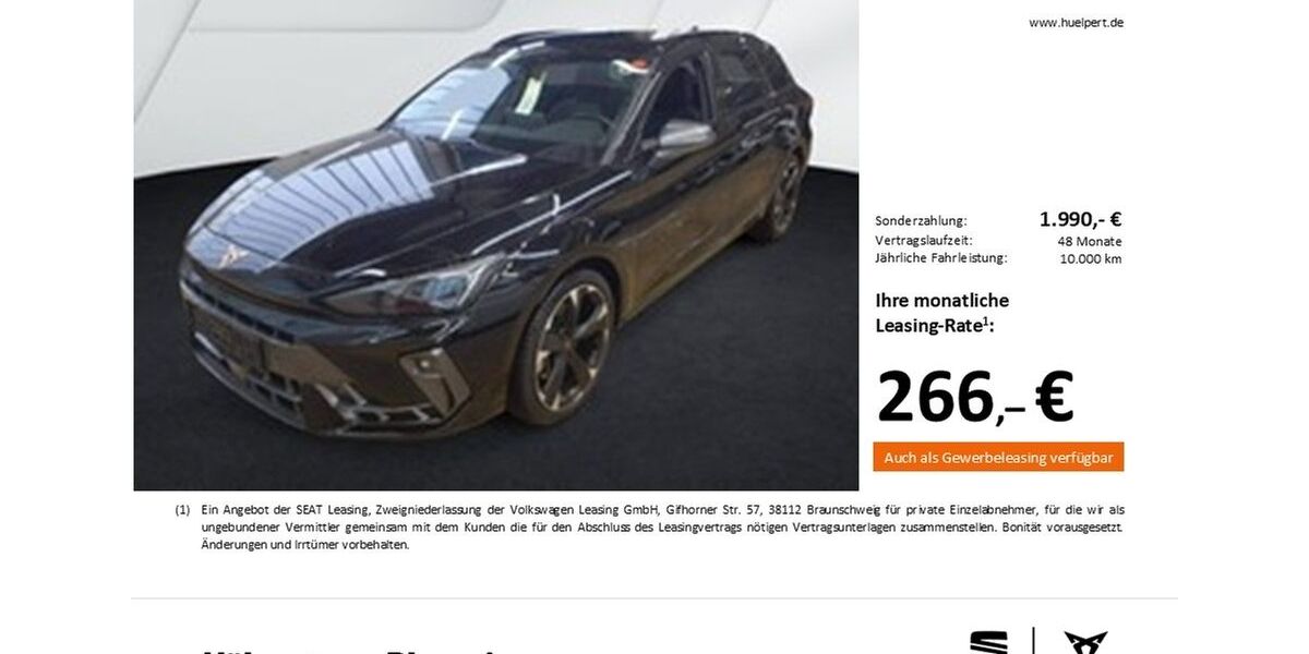 Cupra Leon 19.192 km 32.499 &euro; Dortmund 44269