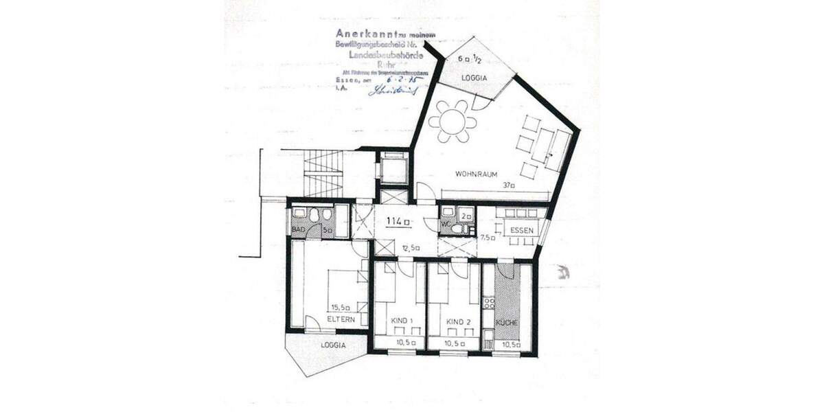 Etagenwohnung Dortmund Wellinghofen - 4 Zimmer, 114 m&sup2;, 189.000&euro; | Angebot:25303151