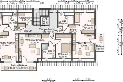 Wohnung Herne Wanne - 2 Zimmer, 47 m&sup2;, 324&euro; | Angebot:26354184