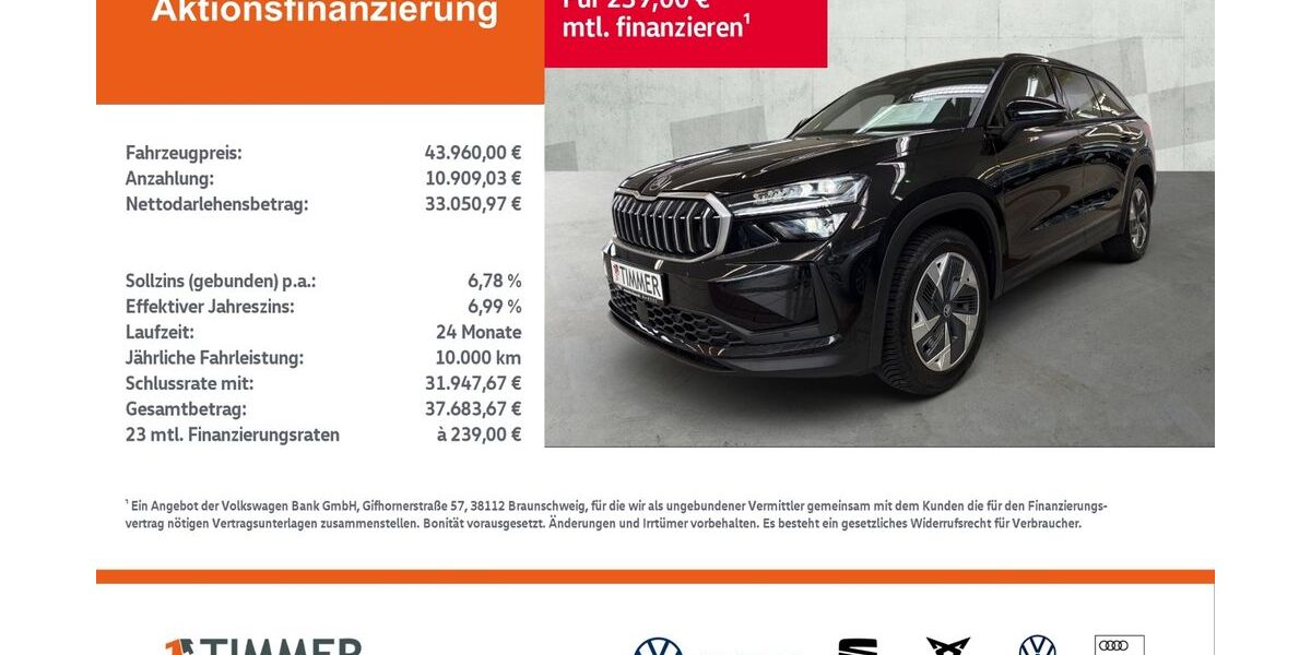 Skoda Kodiaq 29.082 km 42.880 &euro; Dülmen 48249