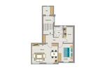 Erdgeschoßwohnung Lünen Brambauer - 3.5 Zimmer, 63 m&sup2;, 352&euro; | Angebot:26243190