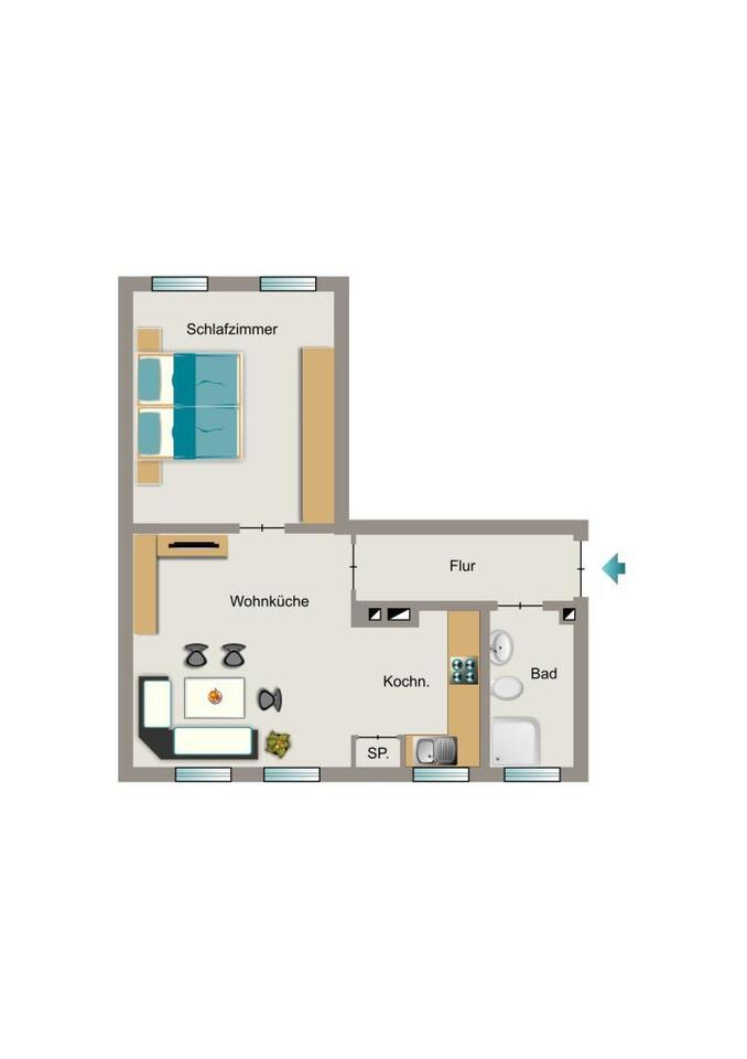 Wohnen, wo das Herz schlägt - in ruhiger und doch zentraler Lage. zimmer