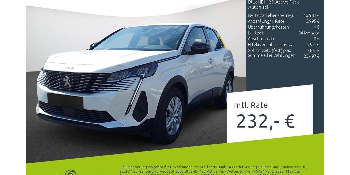 Peugeot 3008 64.653 km 19.470 &euro; Dülmen 48249