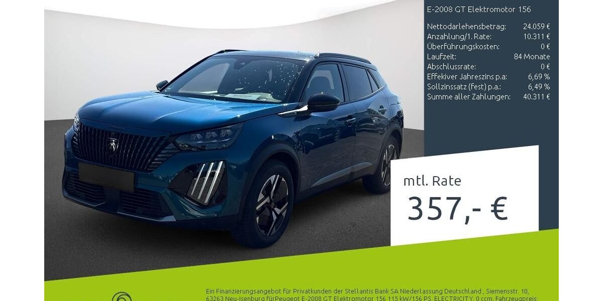 Peugeot 2008 12.495 km 34.370 &euro; Dülmen 48249