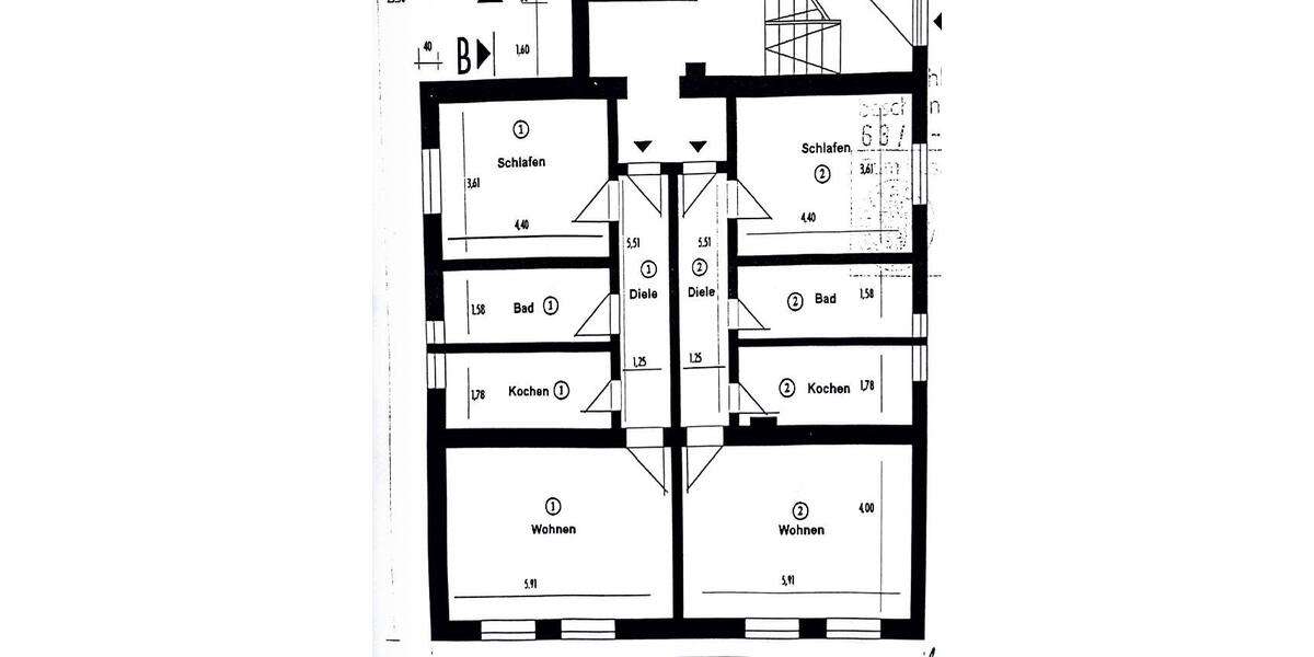 Erdgeschoßwohnung Dortmund Huckarde - 2 Zimmer, 61 m&sup2;, 119.000&euro; | Angebot:27427177