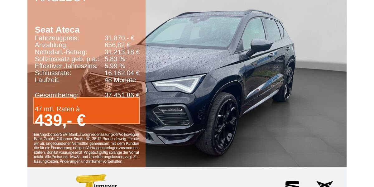 Seat Ateca 70.054 km 27.920 &euro; Recklinghausen 45663