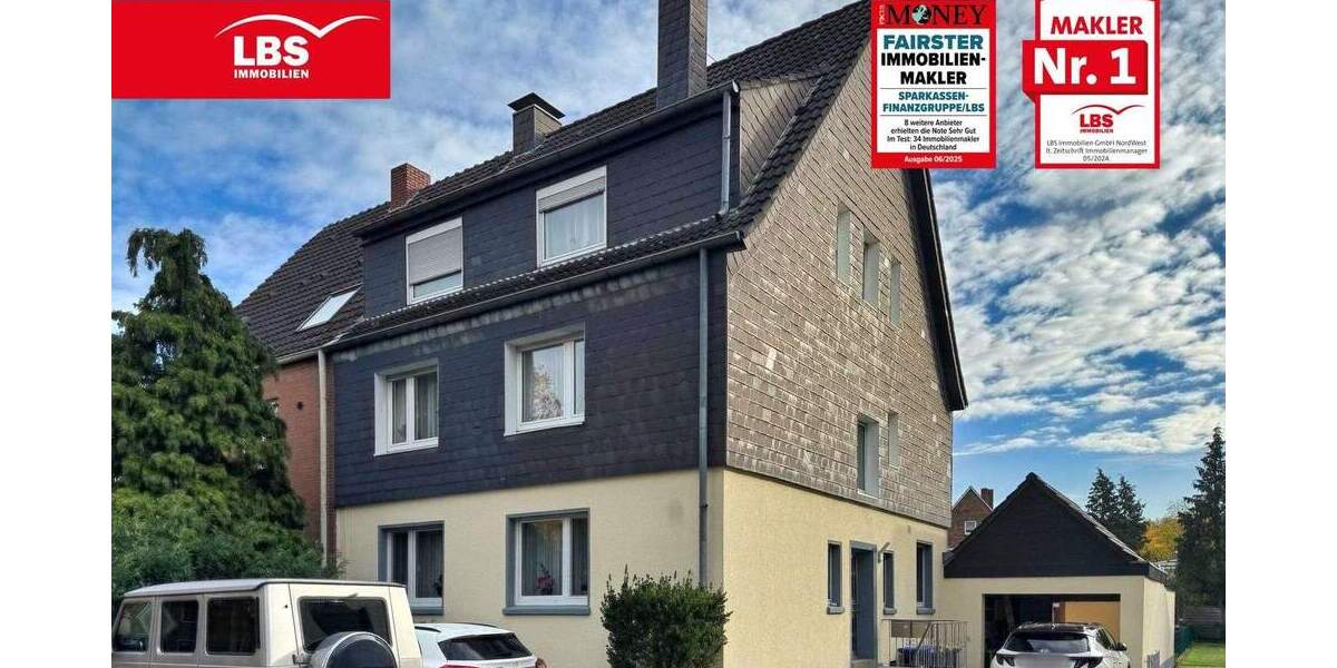 Erdgeschosswohnung mit Wintergarten, Garten und Garage in Dorsten-Feldmark 2 zimmer