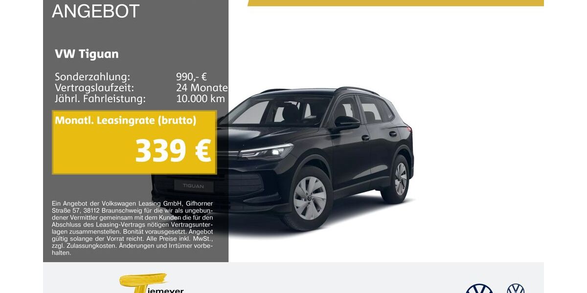 VW Tiguan 10.969 km 32.390 &euro; Marl 45770