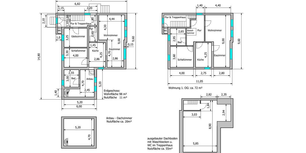 Mehrfamilienhaus, Wohnhaus Dortmund Brackel - 9 Zimmer, 170 m&sup2;, 490.000&euro; | Angebot:27096842