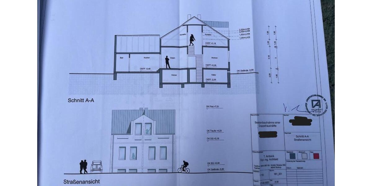 Haus in Bottrop Batenbrock, mit Garten, mit Doppelgarage 4 zimmer