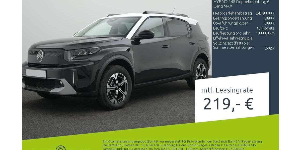 Citroen C3 Aircross 1.500 km 24.790 &euro; Dülmen 48249