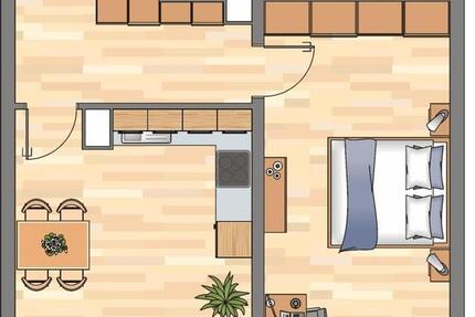 Wohnung Essen Südviertel - 2 Zimmer, 65 m&sup2;, 809&euro; | Angebot:26249922
