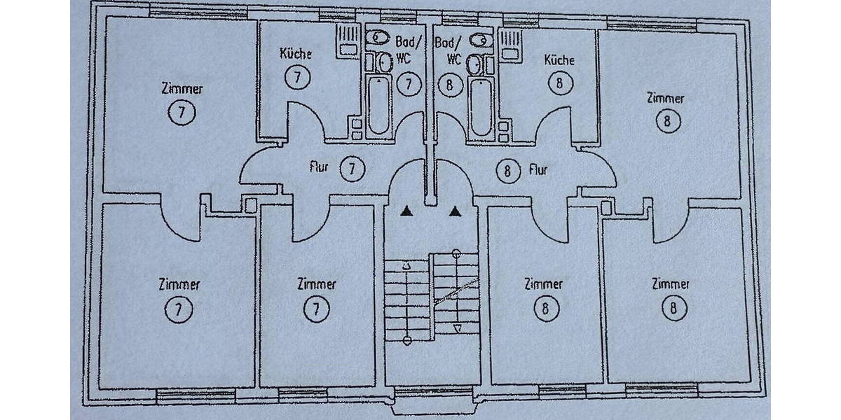 Etagenwohnung Herne Wanne - 3 Zimmer, 57 m&sup2;, 490&euro; | Angebot:26822286