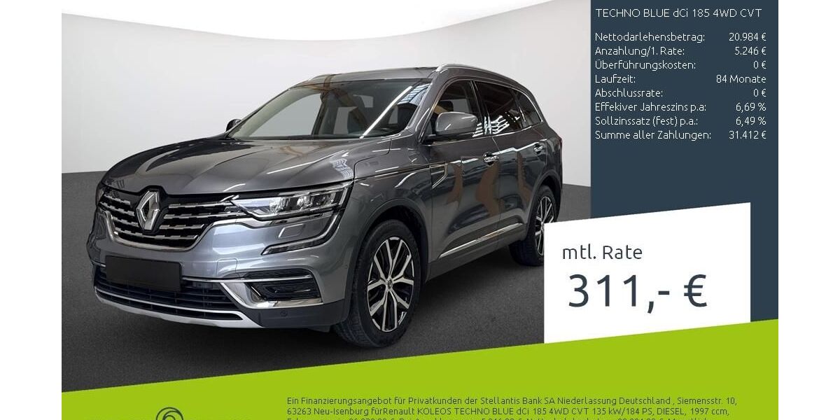 Renault Koleos 47.320 km 26.230 &euro; Dülmen 48249