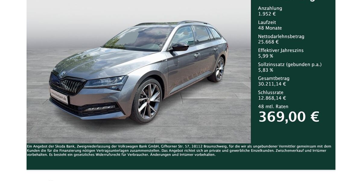 Skoda Superb 42.754 km 26.991 &euro; Dortmund 44269