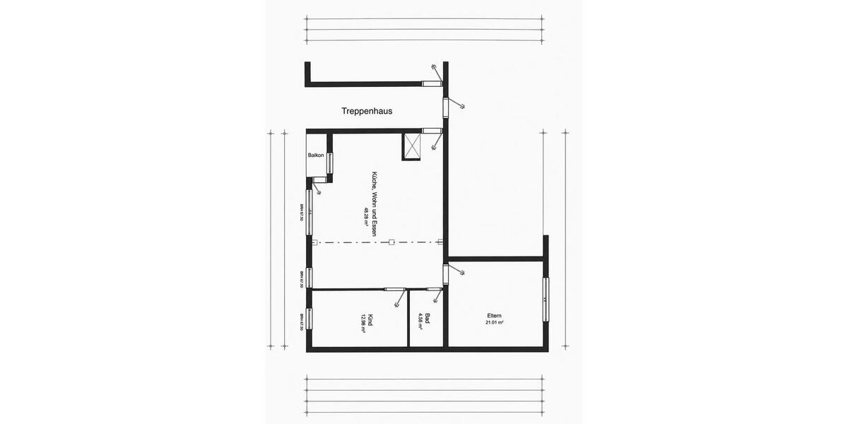 Etagenwohnung Dortmund Aplerbeck - 3 Zimmer, 90 m&sup2;, 259.000&euro; | Angebot:27010388