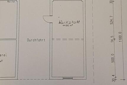 Werkstattraum 45 m², sofort zu vermieten zimmer