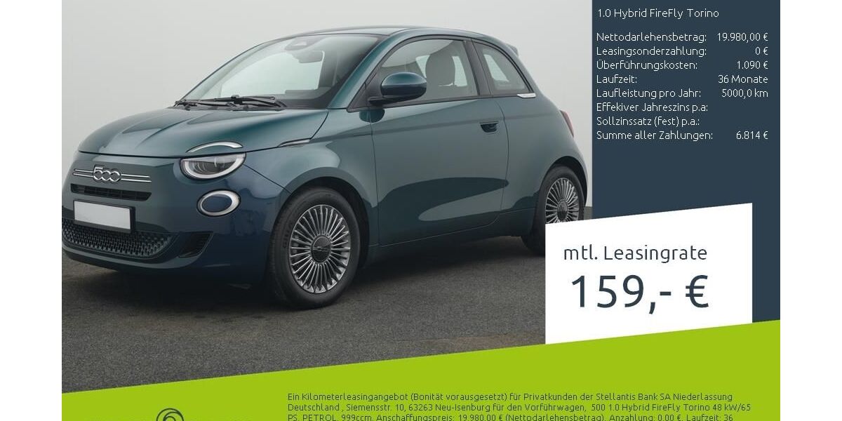 Fiat 500 1.500 km 19.450 &euro; Dülmen 48249