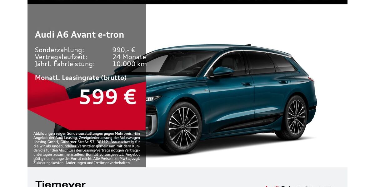 Audi A6 e-tron 19.754 km 66.220 &euro; Gelsenkirchen 45894