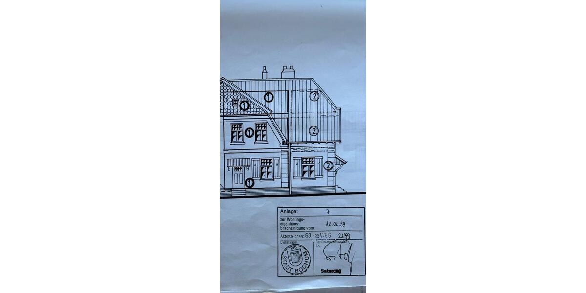 Doppelhaushälfte Bochum Günnigfeld - 8 Zimmer, 175 m&sup2;, 555.000&euro; | Angebot:27007653