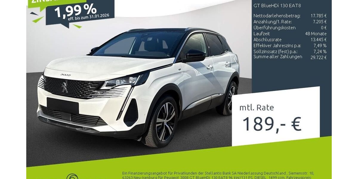 Peugeot 3008 25.560 km 24.990 &euro; Dülmen 48249