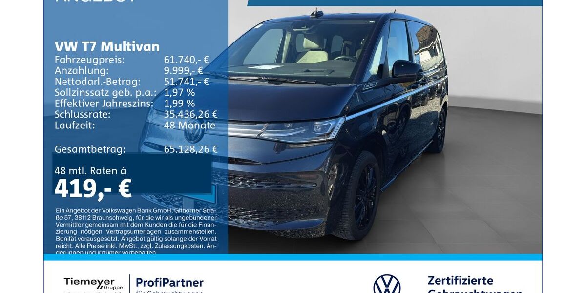 VW T7 Multivan 29.872 km 61.740 &euro; Recklinghausen 45663