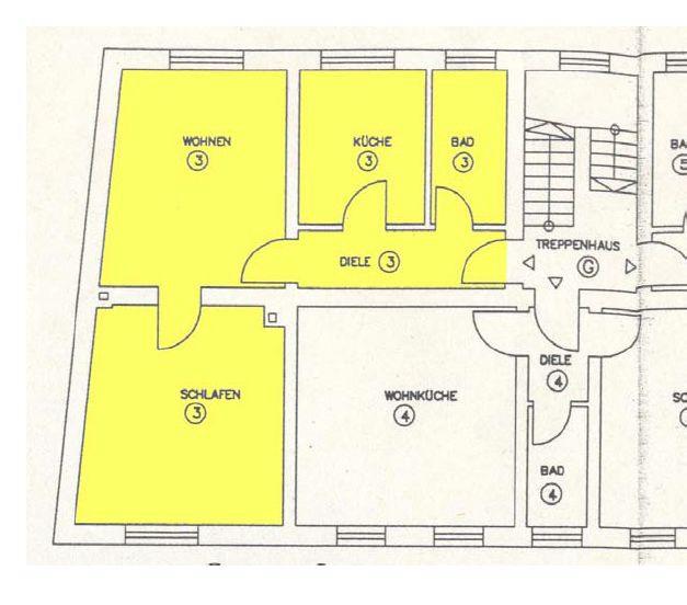 Etagenwohnung Essen Frillendorf - 2 Zimmer, 48 m&sup2;, 72.000&euro; | Angebot:25335100