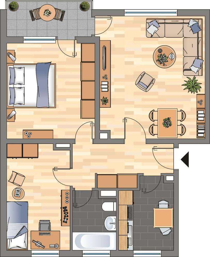 Wohnung zum Mieten in Bochum 579 € 67.57 m²
