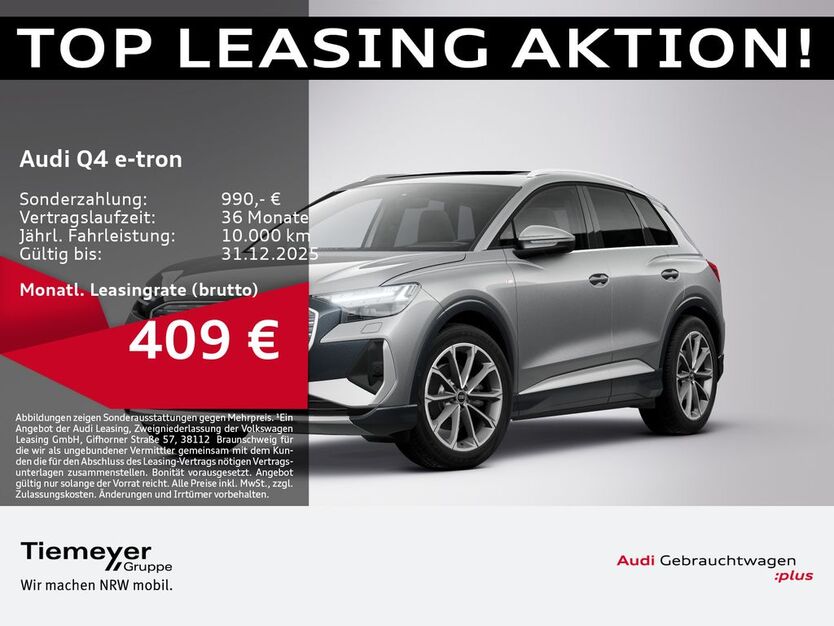 Audi Q4 e-tron 4.518 km 45.440 € Dorsten 46284