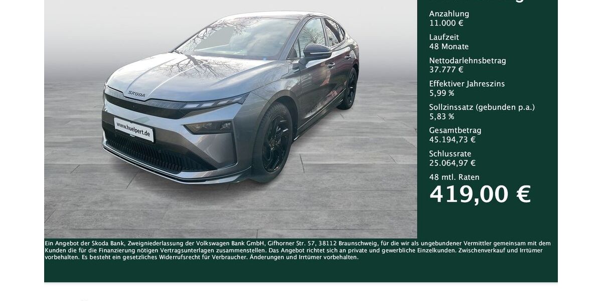 Skoda Enyaq 11.750 km 47.850 &euro; Dortmund 44269