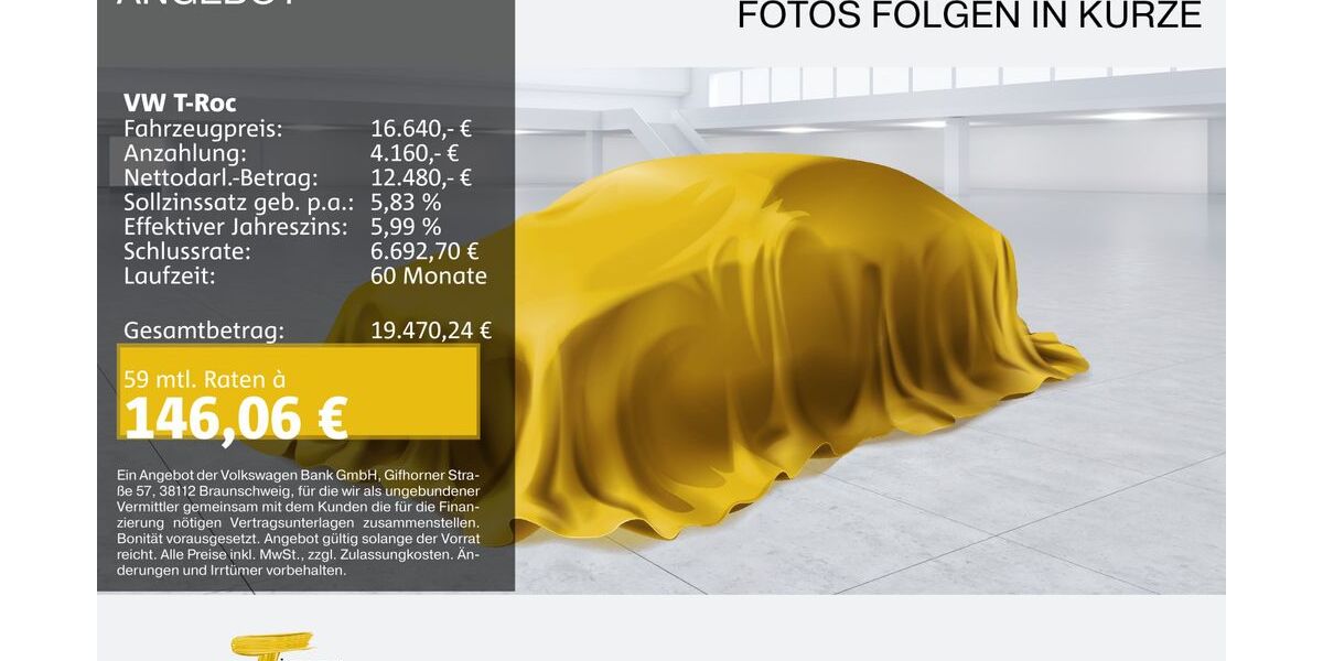 VW T-Roc 121.012 km 16.440 &euro; Oberhausen 46047