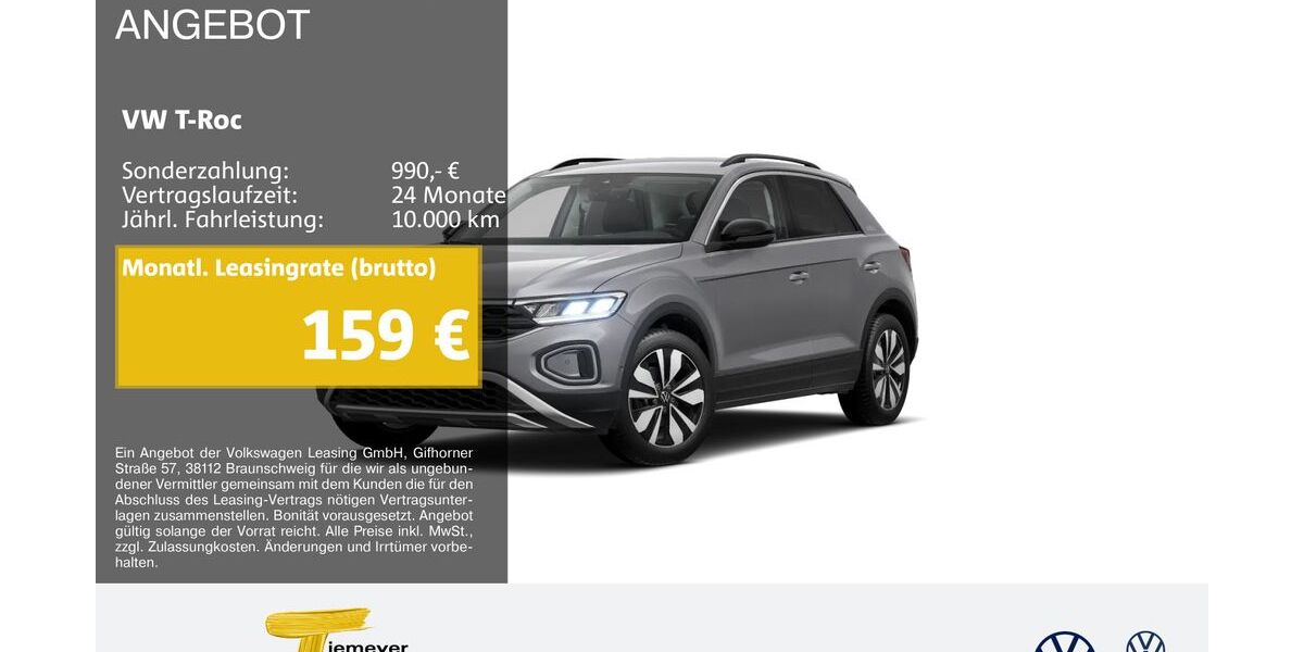 VW T-Roc 14.795 km 22.370 &euro; Castrop-Rauxel 44575
