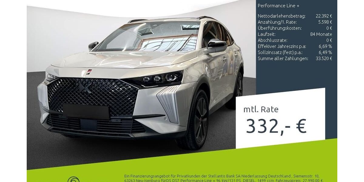 DS Automobiles DS7 (Crossback) 19.027 km 27.489 &euro; Dülmen 48249