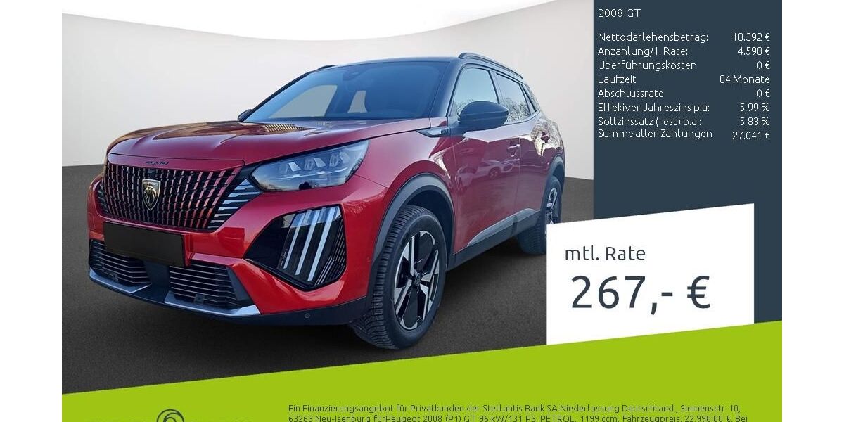 Peugeot 2008 41.178 km 22.799 &euro; Dülmen 48249