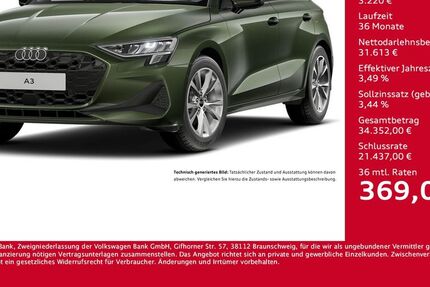 Audi A3 8.562 km 34.833 € Dortmund 44143