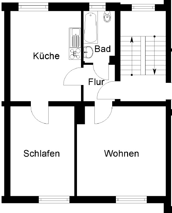 Ihr neues Zuhause in Wanne-Mitte: 2,5 Raum Wohnung zimmer