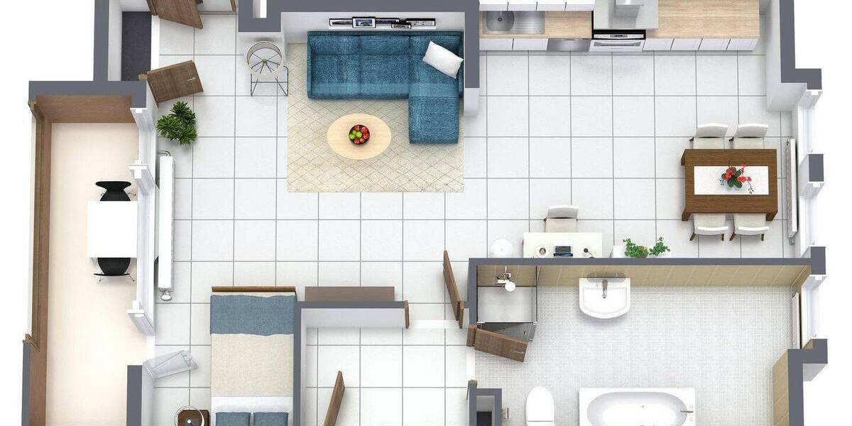 Etagenwohnung Dortmund Eving - 1 Zimmer, 51 m&sup2;, 510&euro; | Angebot:26867470